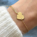 Bracelet Personnalisé CŒUR - MAISON DE L'AMOUR - 