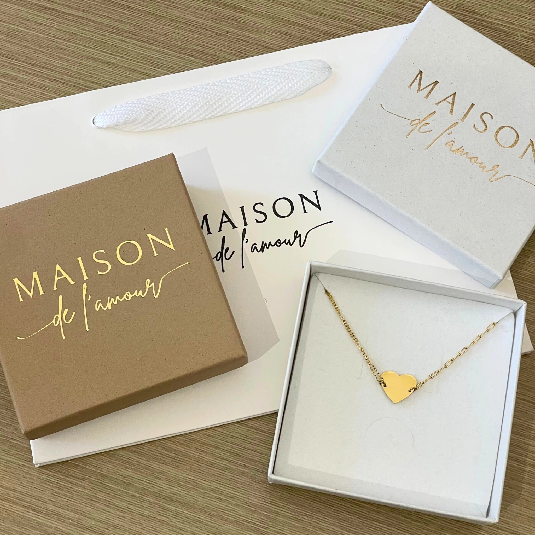 Bracelet Personnalisé CŒUR - MAISON DE L'AMOUR