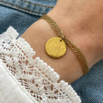 Bracelet Personnalisé Multi - Chaînes MON INITIALE - MAISON DE L'AMOUR