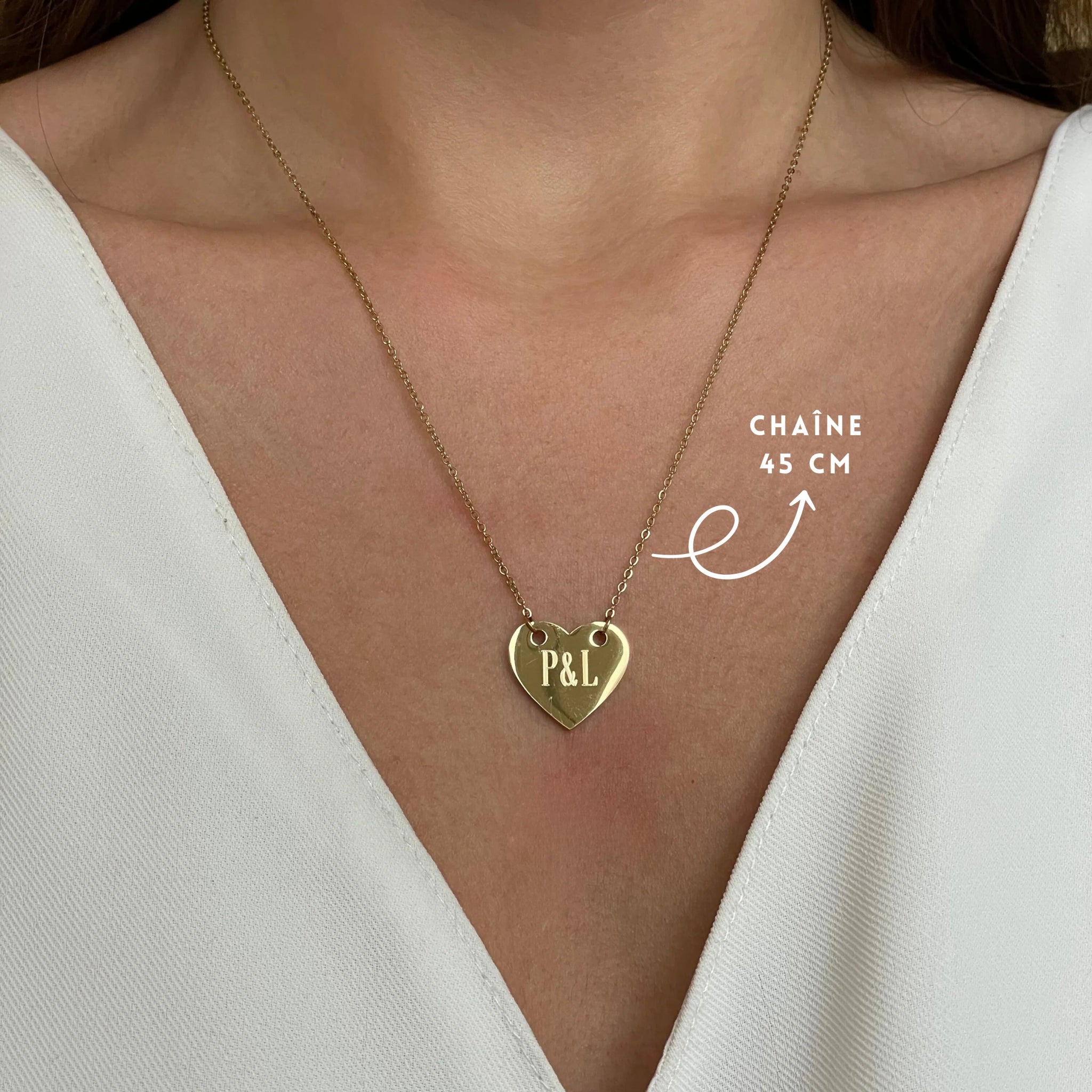 Collier Personnalisé CŒUR - MAISON DE L'AMOUR