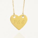 Collier Personnalisé CŒUR - MAISON DE L'AMOUR