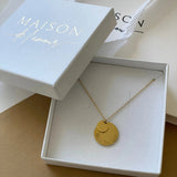 Collier Personnalisé DOUBLE MÉDAILLE - MAISON DE L'AMOUR