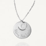 Collier Personnalisé DOUBLE MÉDAILLE - MAISON DE L'AMOUR