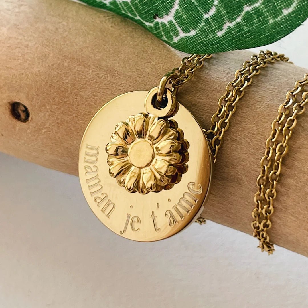Collier Personnalisé FLEUR - MAISON DE L'AMOUR