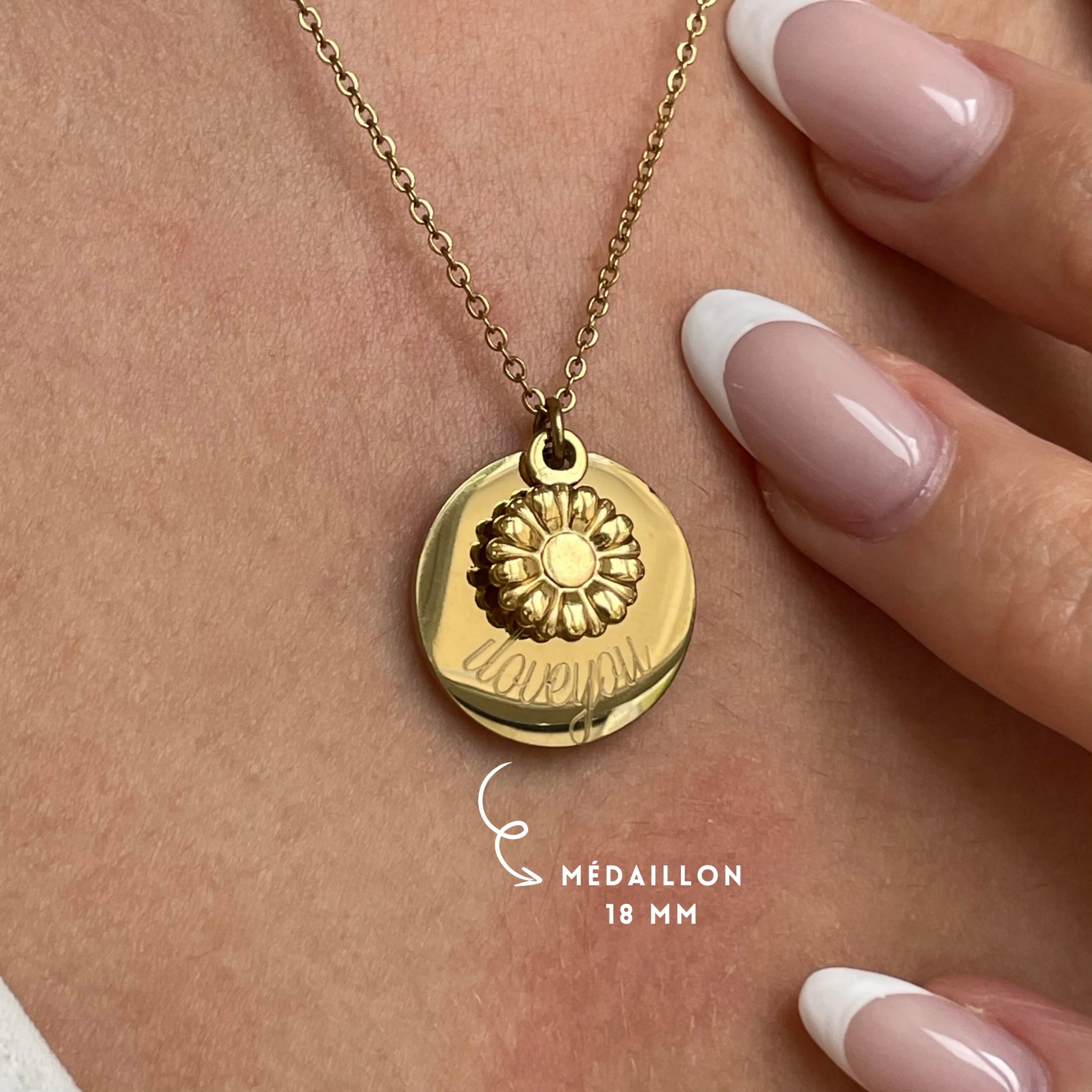 Collier Personnalisé FLEUR - MAISON DE L'AMOUR