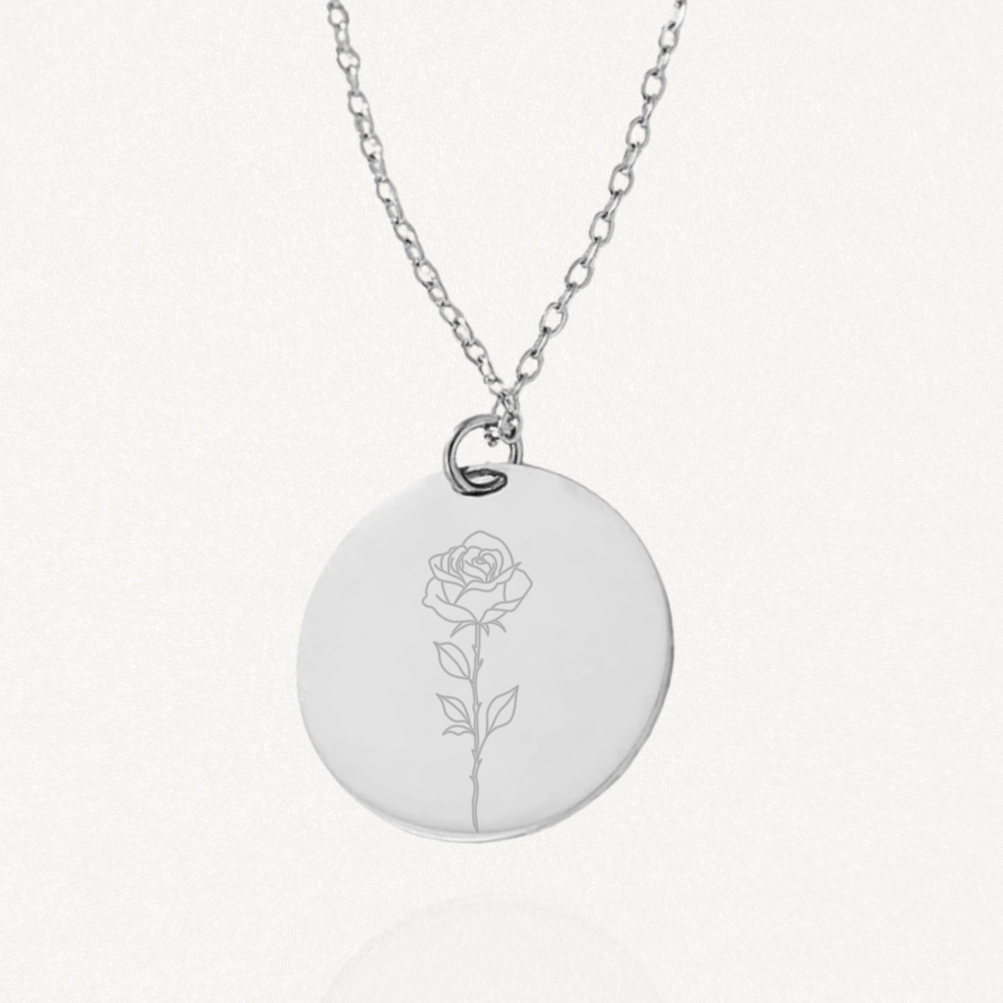 Collier Personnalisé FLEUR DE NAISSANCE - MAISON DE L'AMOUR