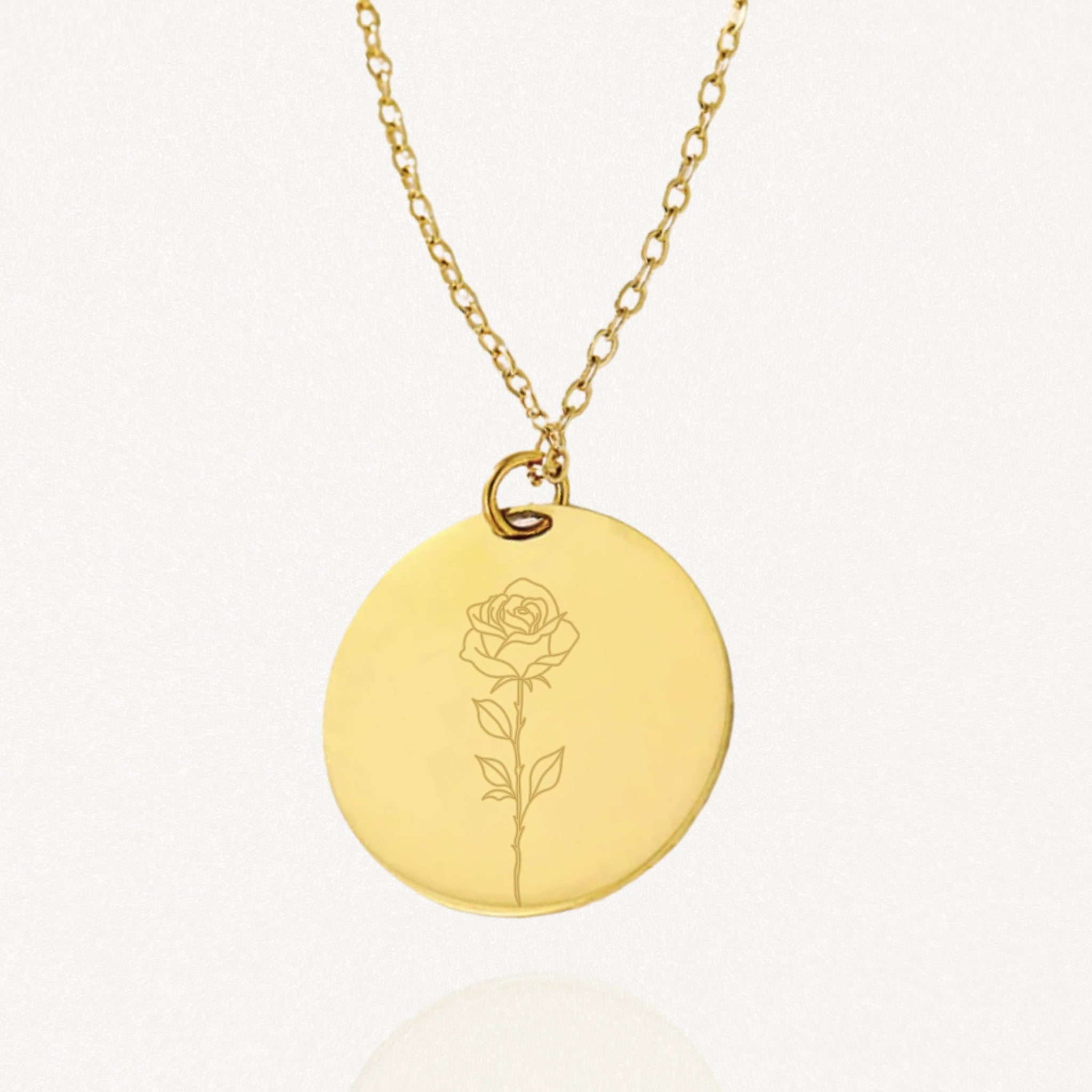 Collier Personnalisé FLEUR DE NAISSANCE - MAISON DE L'AMOUR