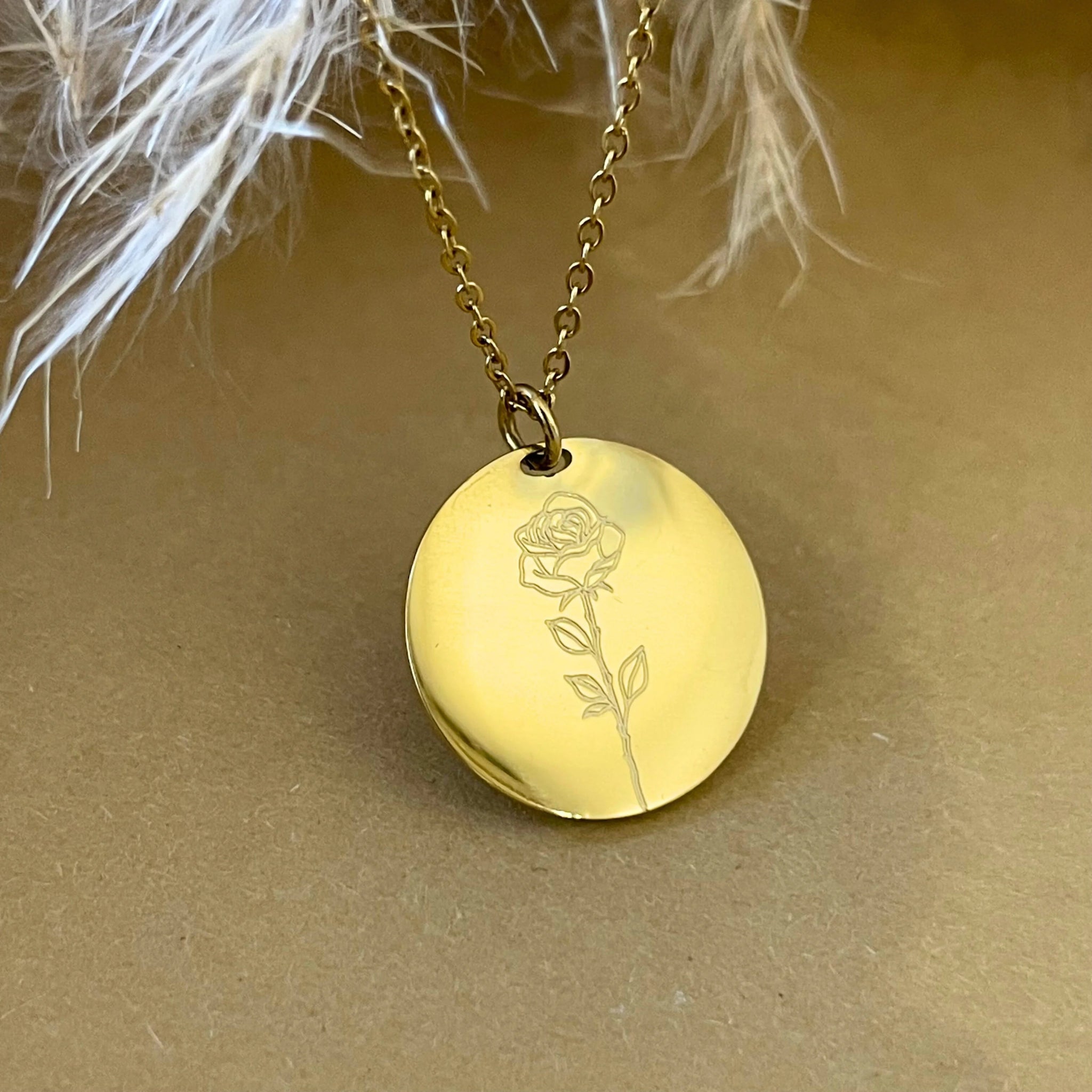 Collier Personnalisé FLEUR DE NAISSANCE - MAISON DE L'AMOUR