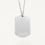 Collier Personnalisé MON CALENDRIER - MAISON DE L'AMOUR