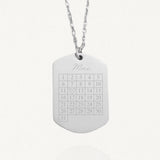 Collier Personnalisé MON CALENDRIER - MAISON DE L'AMOUR