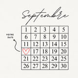 Collier Personnalisé MON CALENDRIER - MAISON DE L'AMOUR