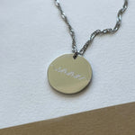 Collier Personnalisé MON PRÉNOM MANUSCRIT - MAISON DE L'AMOUR