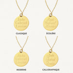 Collier Personnalisé MON TRIO PRÉFÉRÉ - MAISON DE L'AMOUR