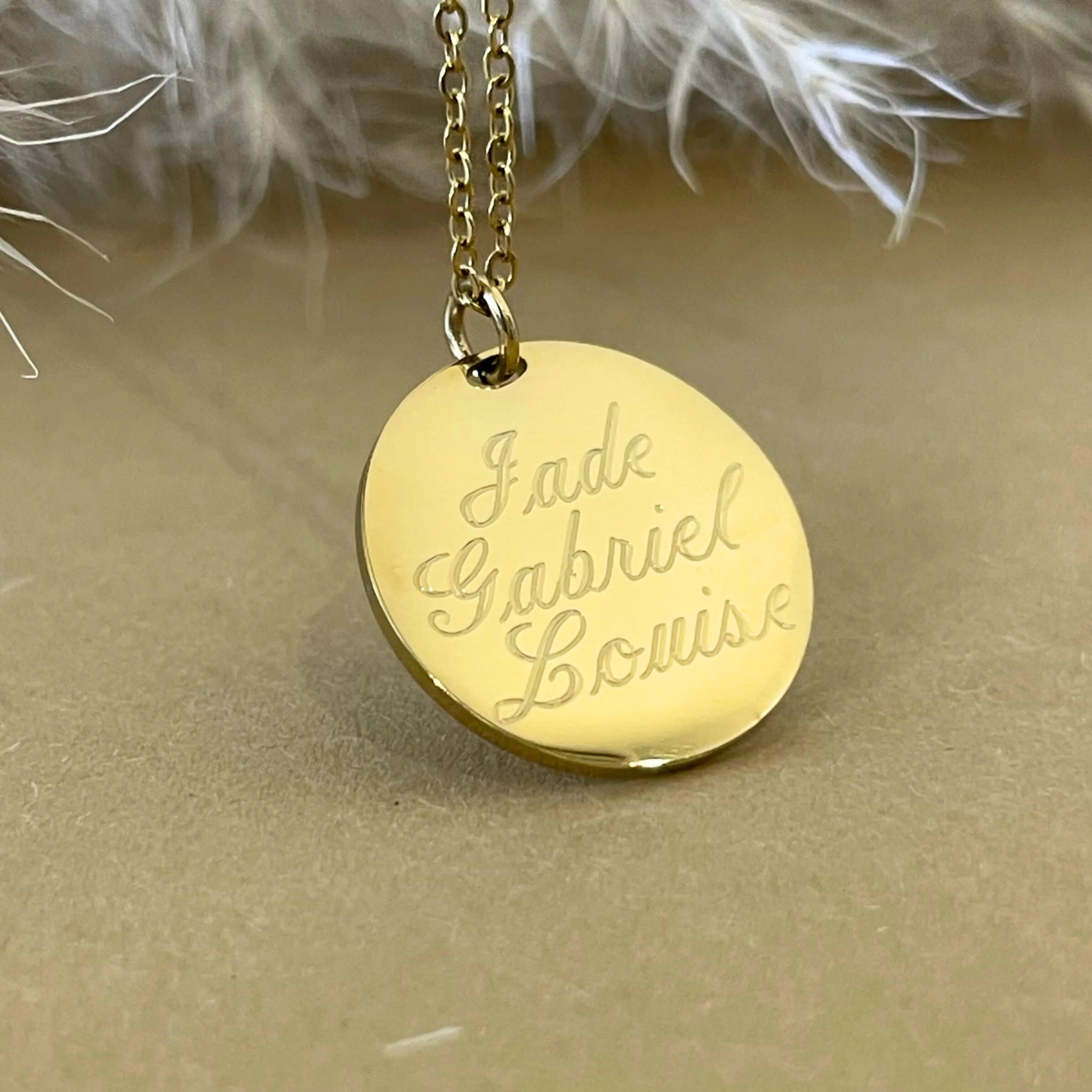 Collier Personnalisé MON TRIO PRÉFÉRÉ - MAISON DE L'AMOUR