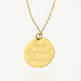 Collier Personnalisé MON TRIO PRÉFÉRÉ - MAISON DE L'AMOUR